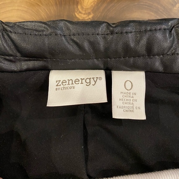 Black quilted Zenergy by Chico’s vest! - Picture 3 of 3